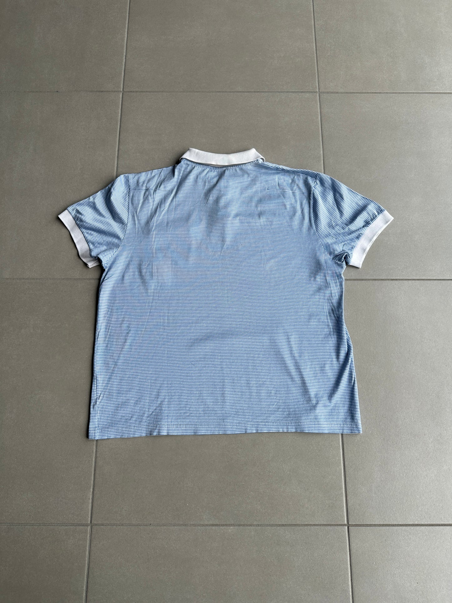 Dior Homme SS06 striped union jack polo shirt