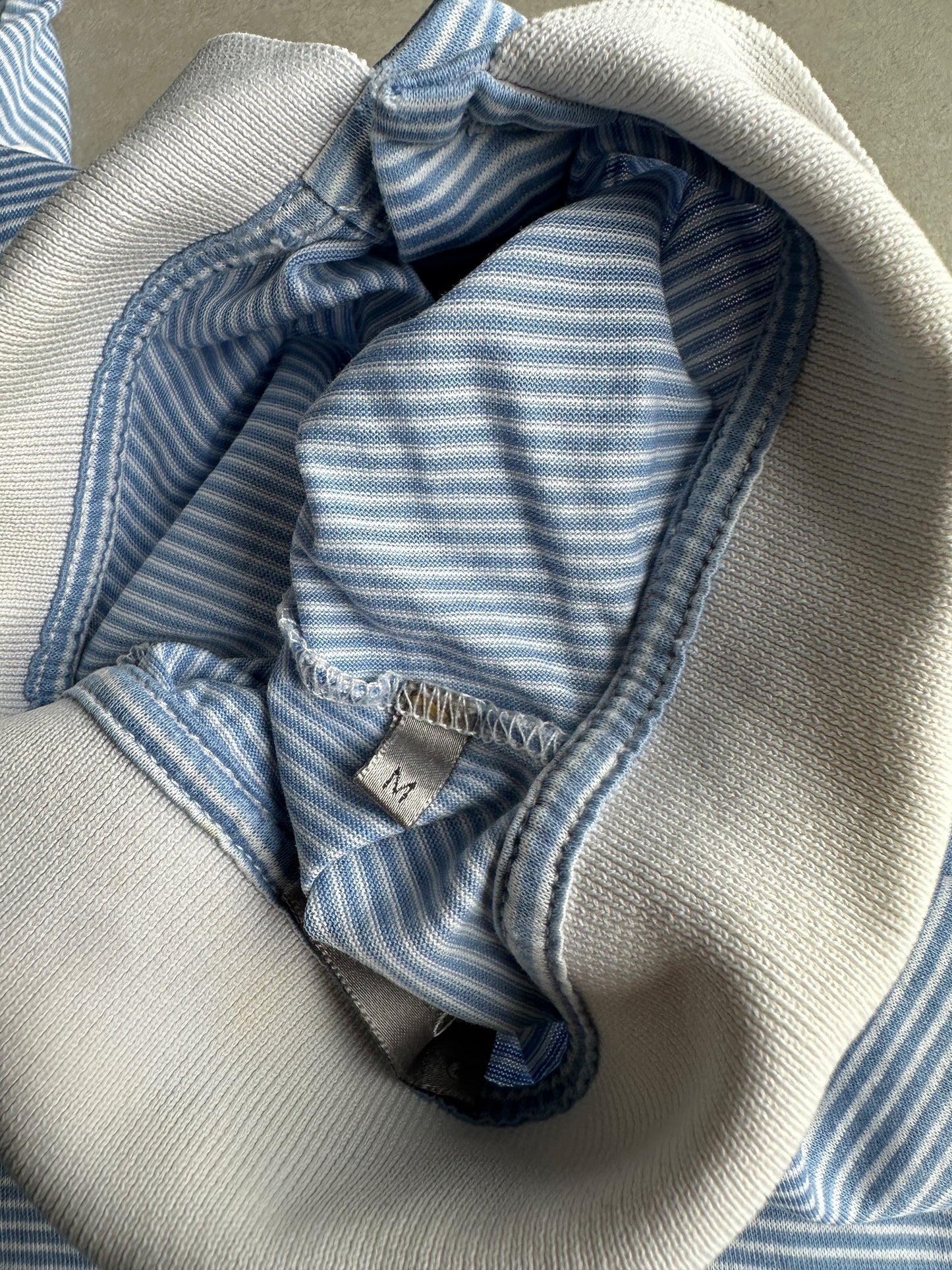 Dior Homme SS06 striped union jack polo shirt