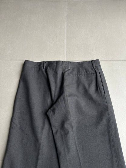 Dior Homme A/W 2002 “Reflexion” straight leg wool trousers
