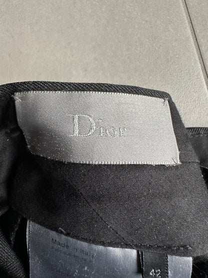 Dior Homme A/W 2002 “Reflexion” straight leg wool trousers