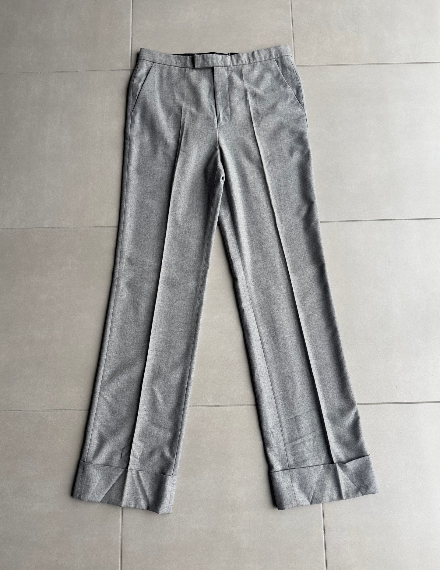 Raf Simons AW1999 “Disorder Incubation Isolation” NWT Wool straight leg trousers