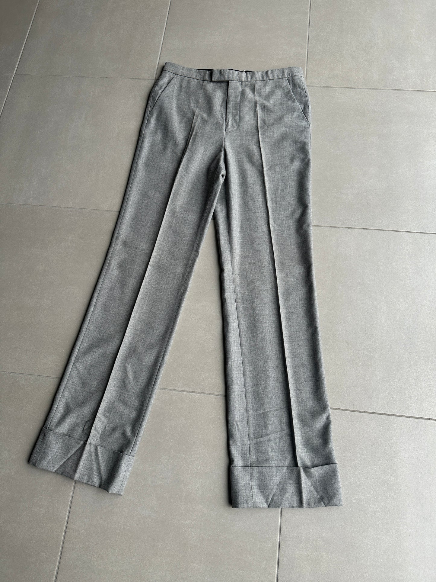 Raf Simons AW1999 “Disorder Incubation Isolation” NWT Wool straight leg trousers