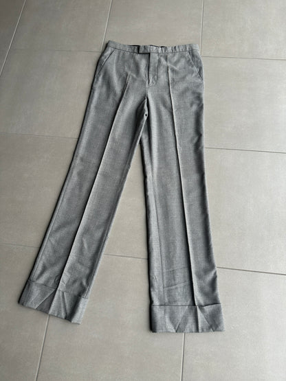 Raf Simons AW1999 “Disorder Incubation Isolation” NWT Wool straight leg trousers