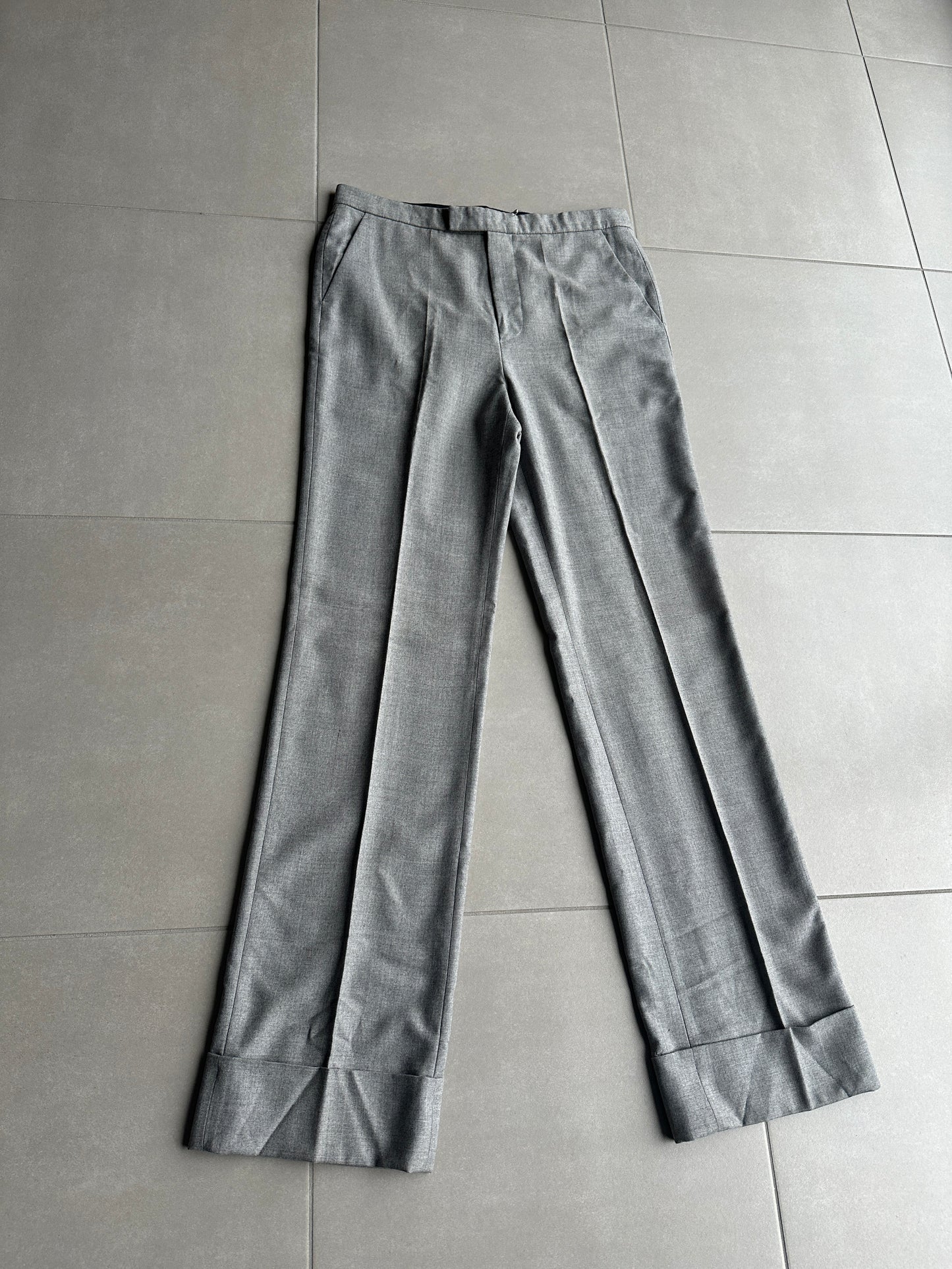 Raf Simons AW1999 “Disorder Incubation Isolation” NWT Wool straight leg trousers