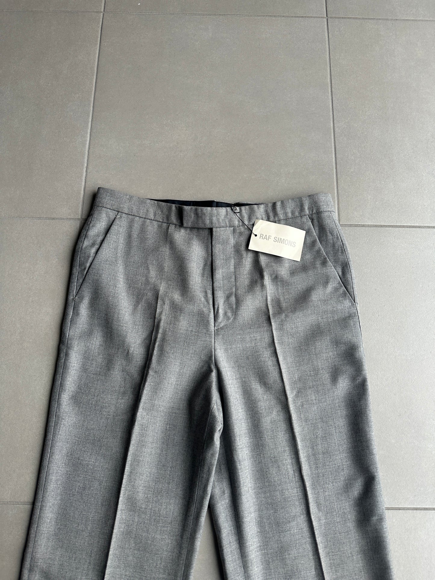Raf Simons AW1999 “Disorder Incubation Isolation” NWT Wool straight leg trousers