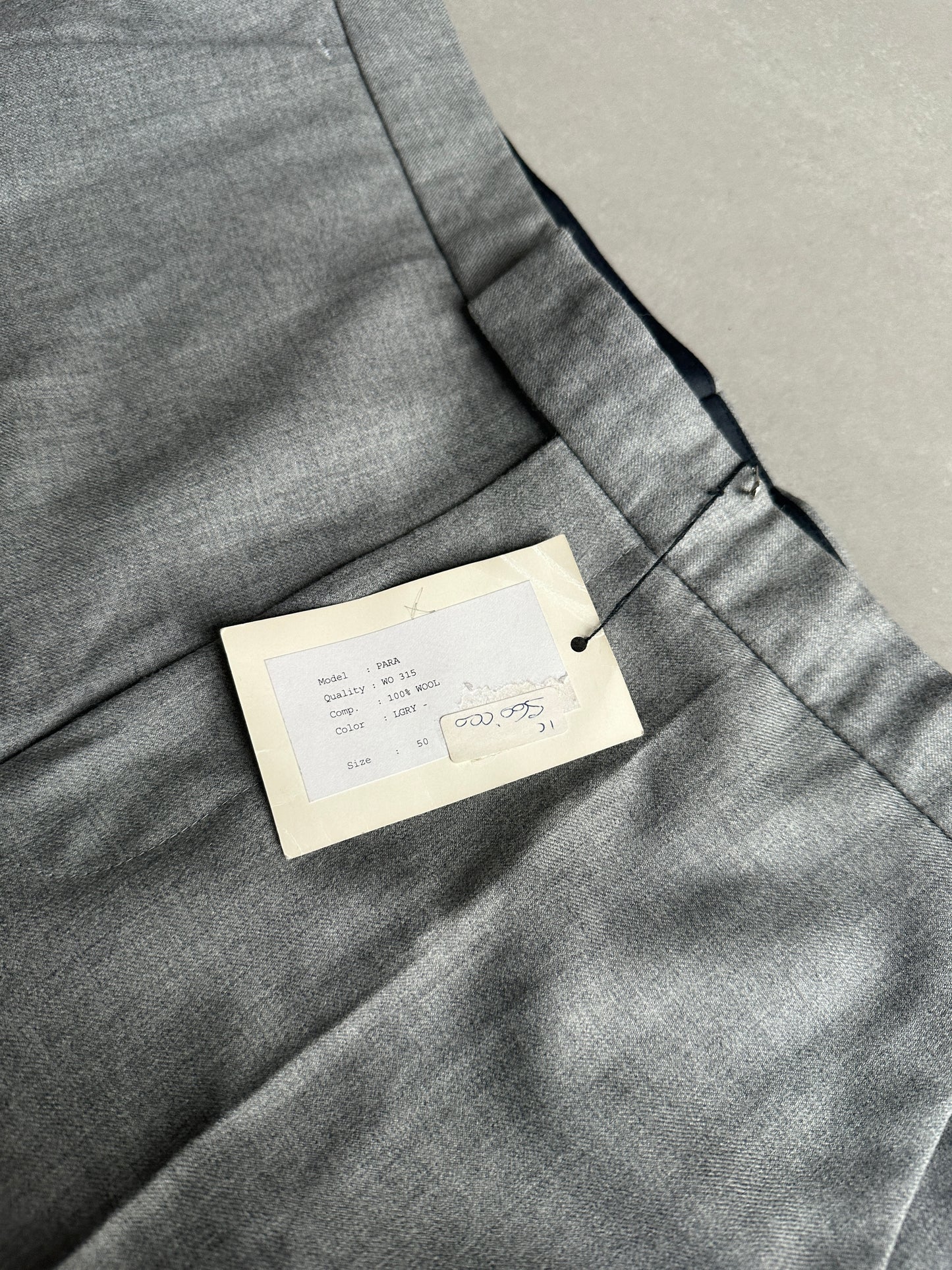 Raf Simons AW1999 “Disorder Incubation Isolation” NWT Wool straight leg trousers