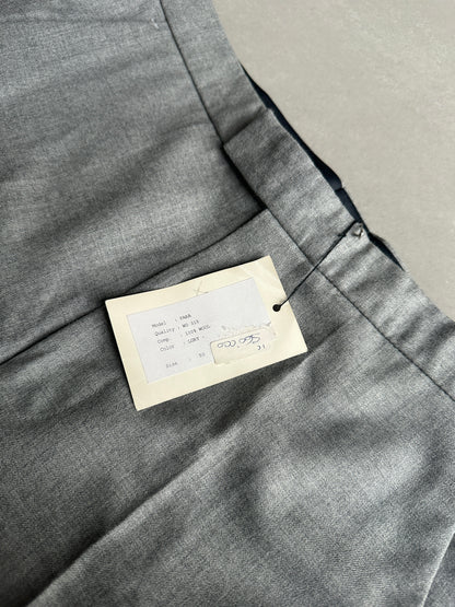 Raf Simons AW1999 “Disorder Incubation Isolation” NWT Wool straight leg trousers