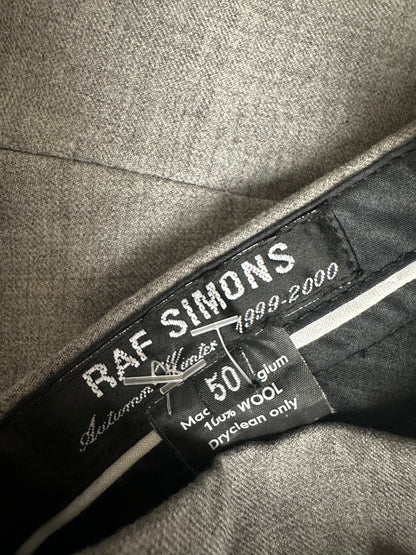 Raf Simons AW1999 “Disorder Incubation Isolation” NWT Wool straight leg trousers