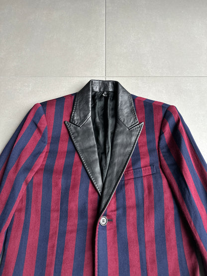 Dior Homme AW05 “In The Morning” leather trimmed Blazer