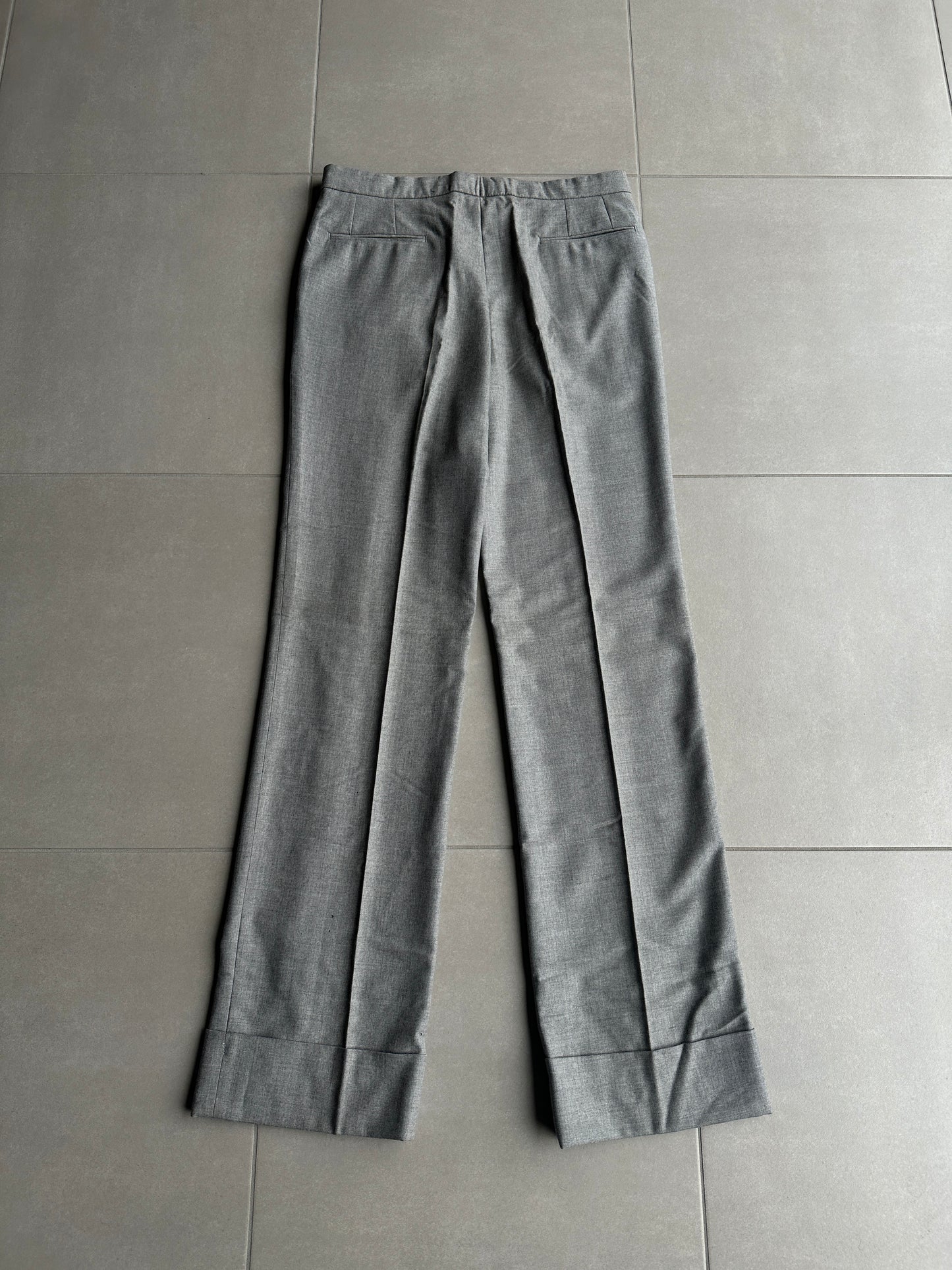 Raf Simons AW1999 “Disorder Incubation Isolation” NWT Wool straight leg trousers