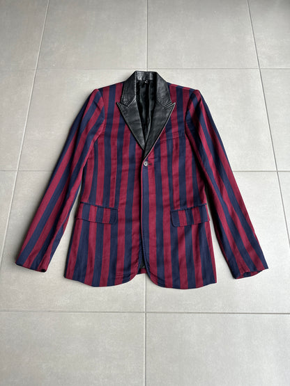 Dior Homme AW05 “In The Morning” leather trimmed Blazer