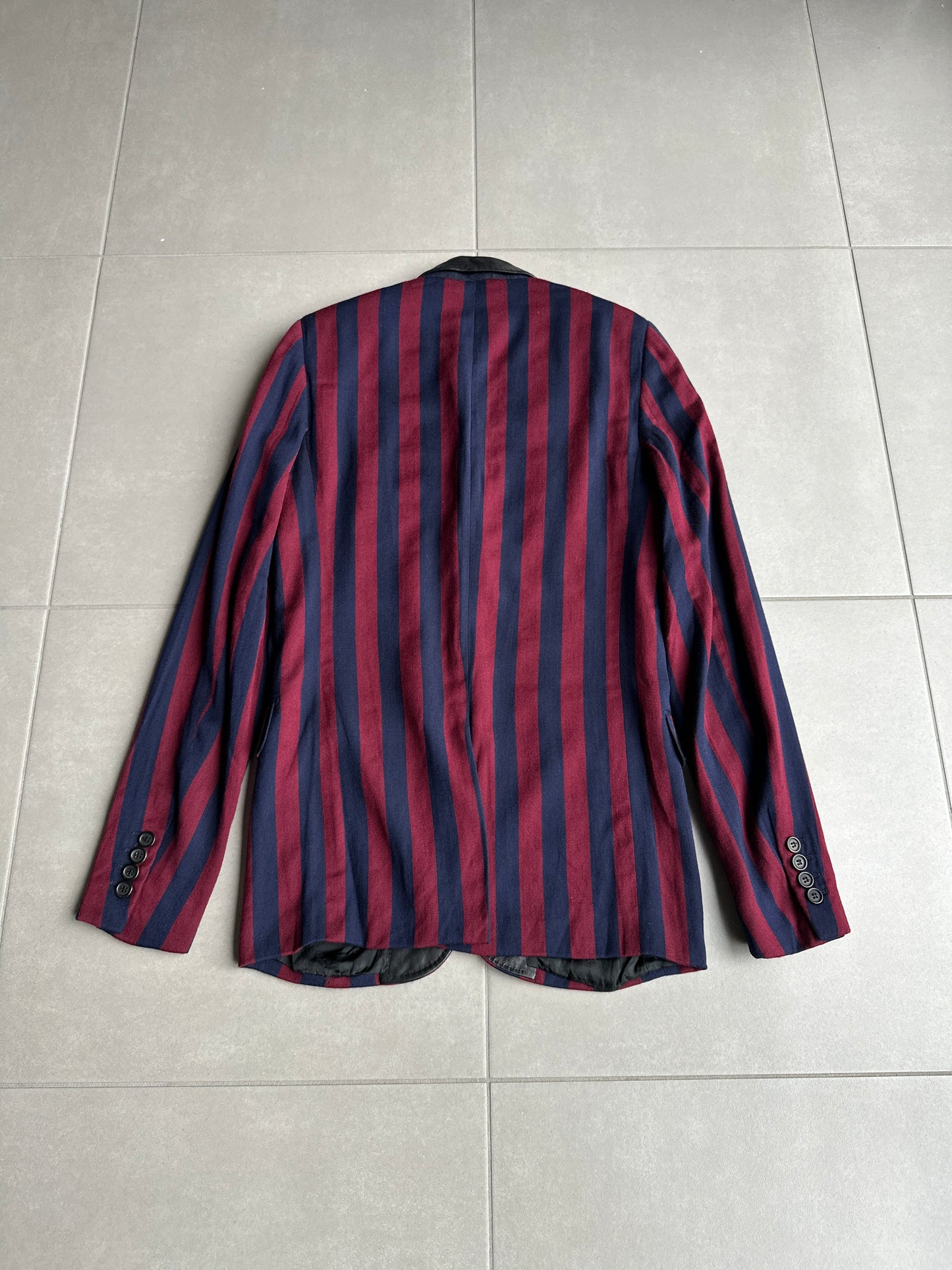 Dior Homme AW05 “In The Morning” leather trimmed Blazer