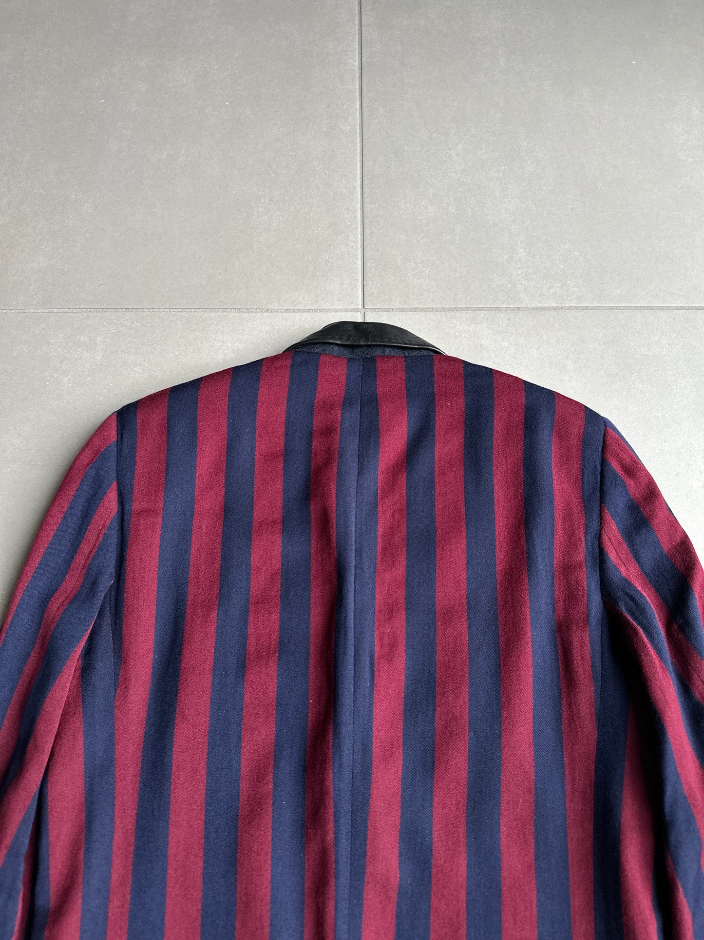 Dior Homme AW05 “In The Morning” leather trimmed Blazer