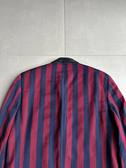 Dior Homme AW05 “In The Morning” leather trimmed Blazer