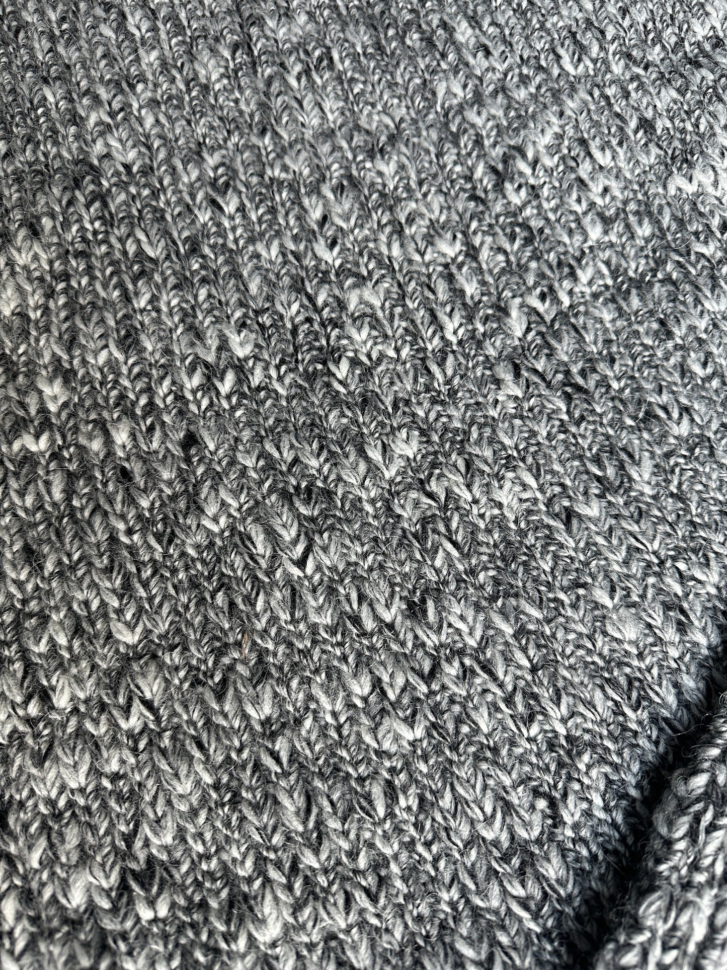 Dior Homme AW07 “Navigate” Alpaca blend big fringe shawl