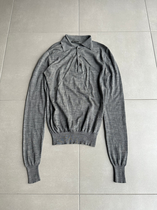 Dior Homme SS05 “BECK/Untitled” button up merino sweater