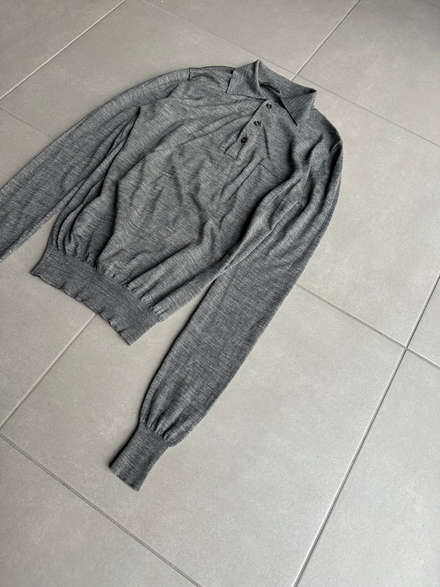 Dior Homme SS05 “BECK/Untitled” button up merino sweater