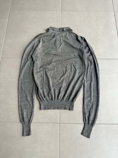 Dior Homme SS05 “BECK/Untitled” button up merino sweater