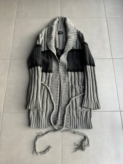 Number Nine AW07 “Love God Murder” cashmere heavy cardigan