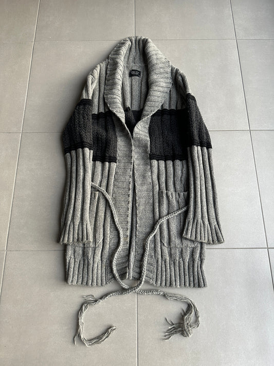Number Nine AW07 “Love God Murder” cashmere heavy cardigan