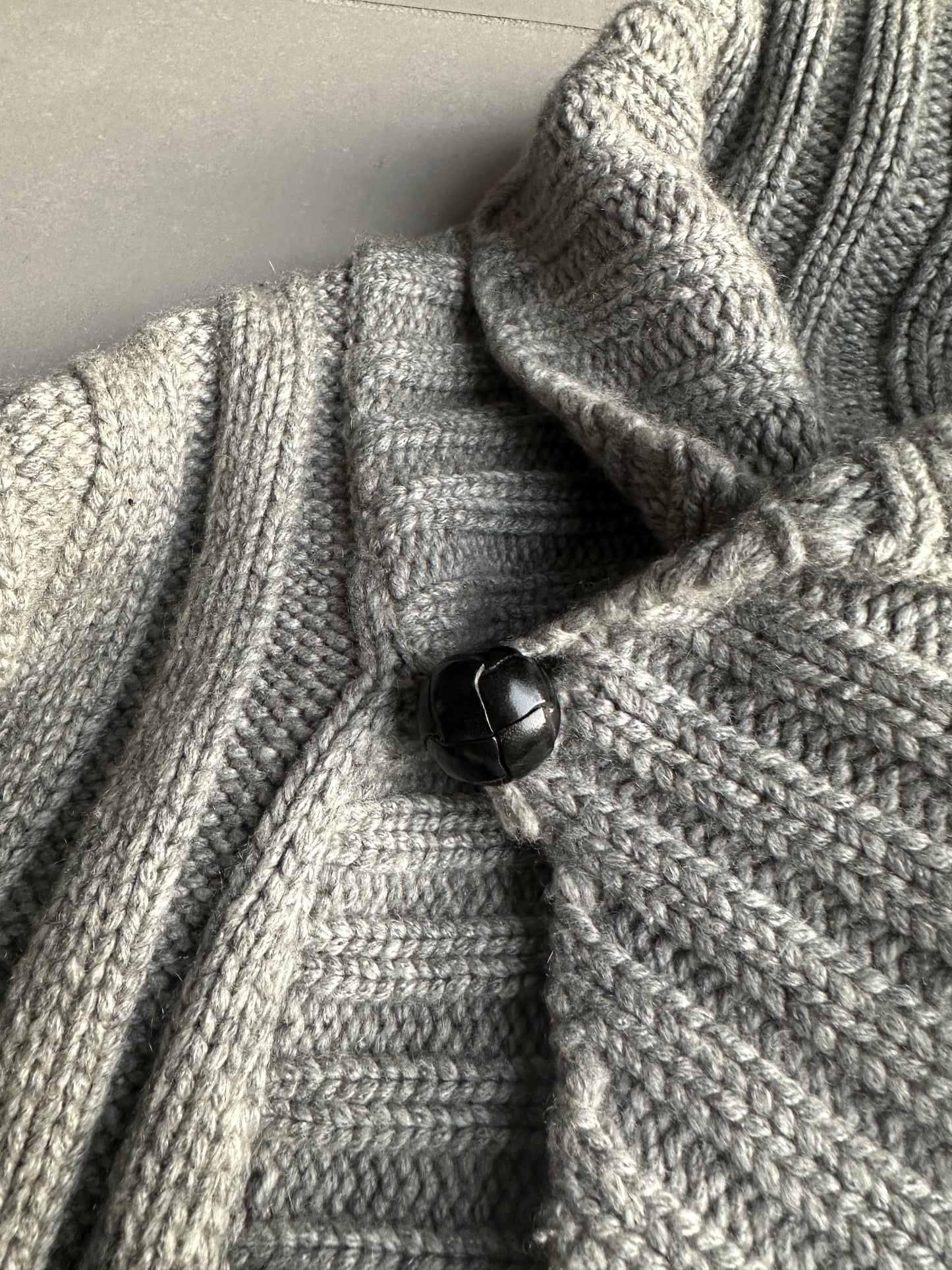 Number Nine AW07 “Love God Murder” cashmere heavy cardigan