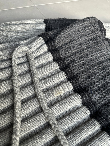 Number Nine AW07 “Love God Murder” cashmere heavy cardigan