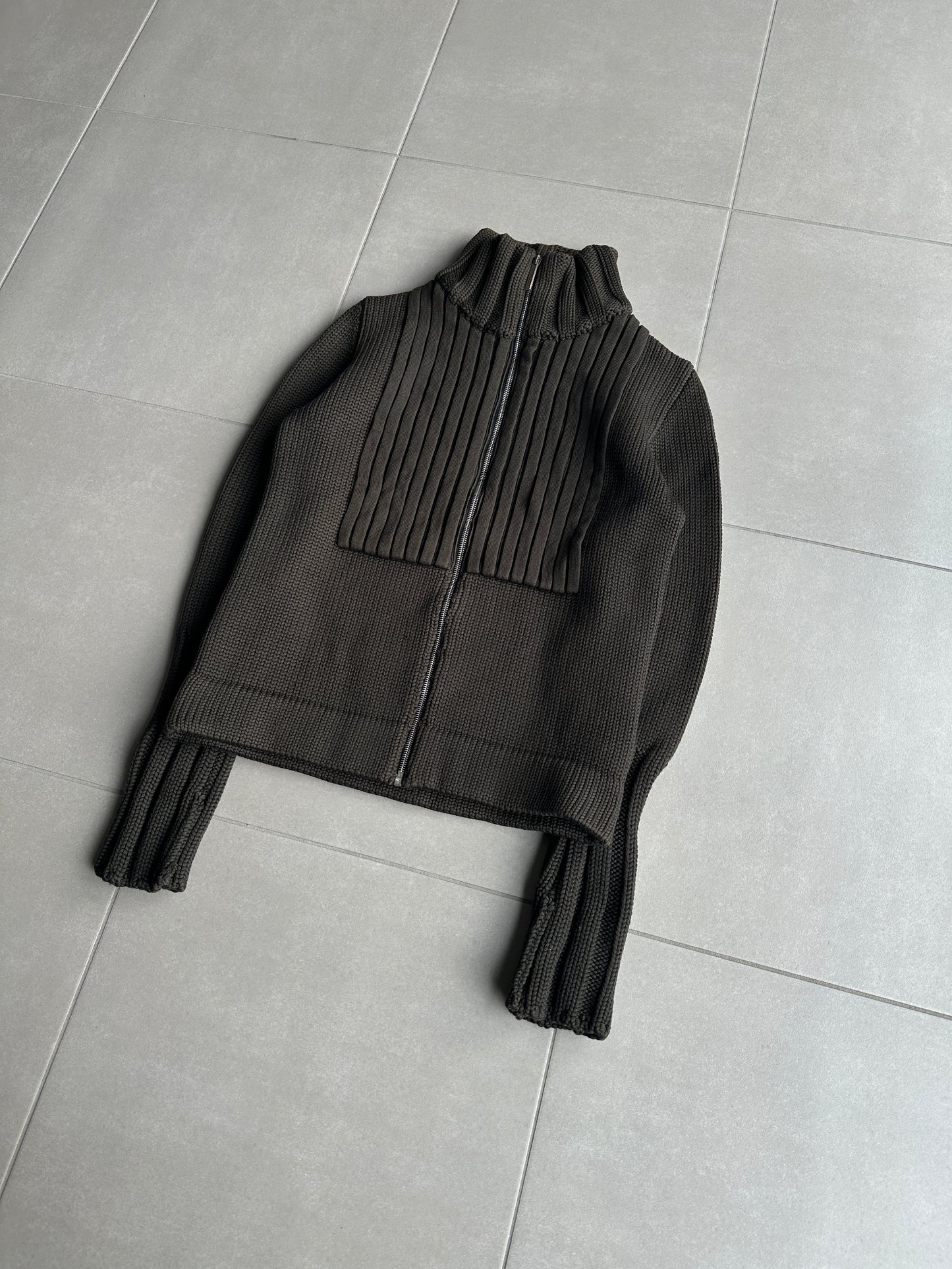 Dior Homme AW02 “Reflexion” メリノウール ダイバーズニット