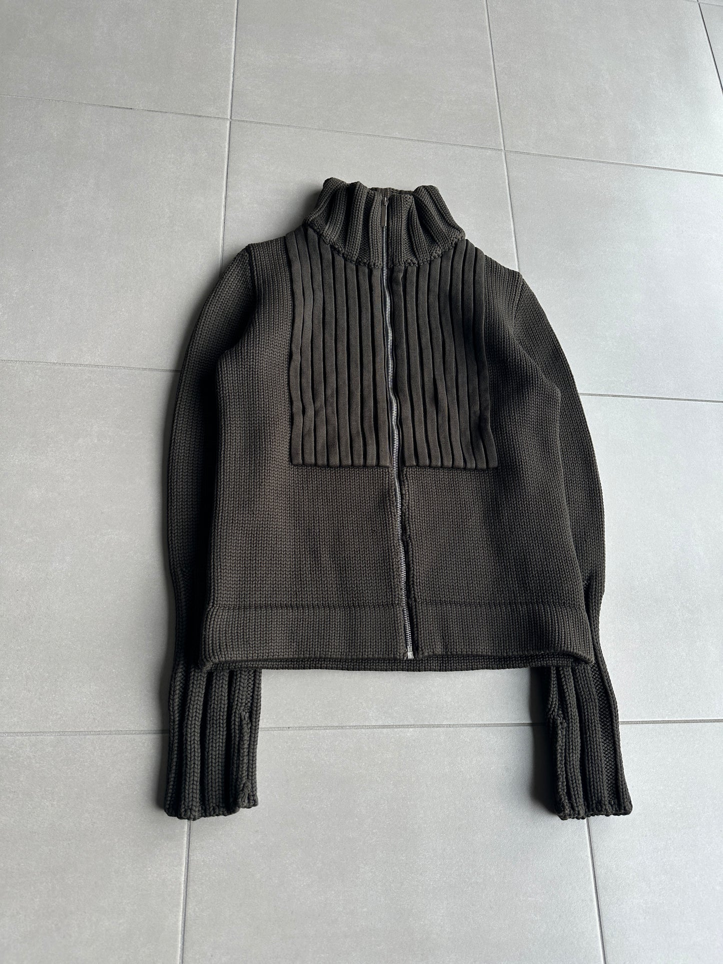 Dior Homme AW02 “Reflexion” メリノウール ダイバーズニット