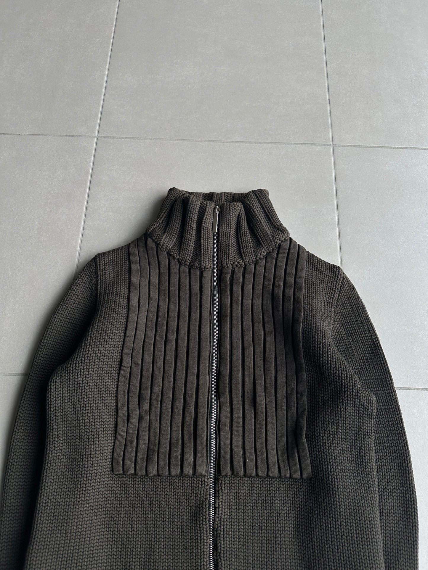 Dior Homme AW02 “Reflexion” メリノウール ダイバーズニット