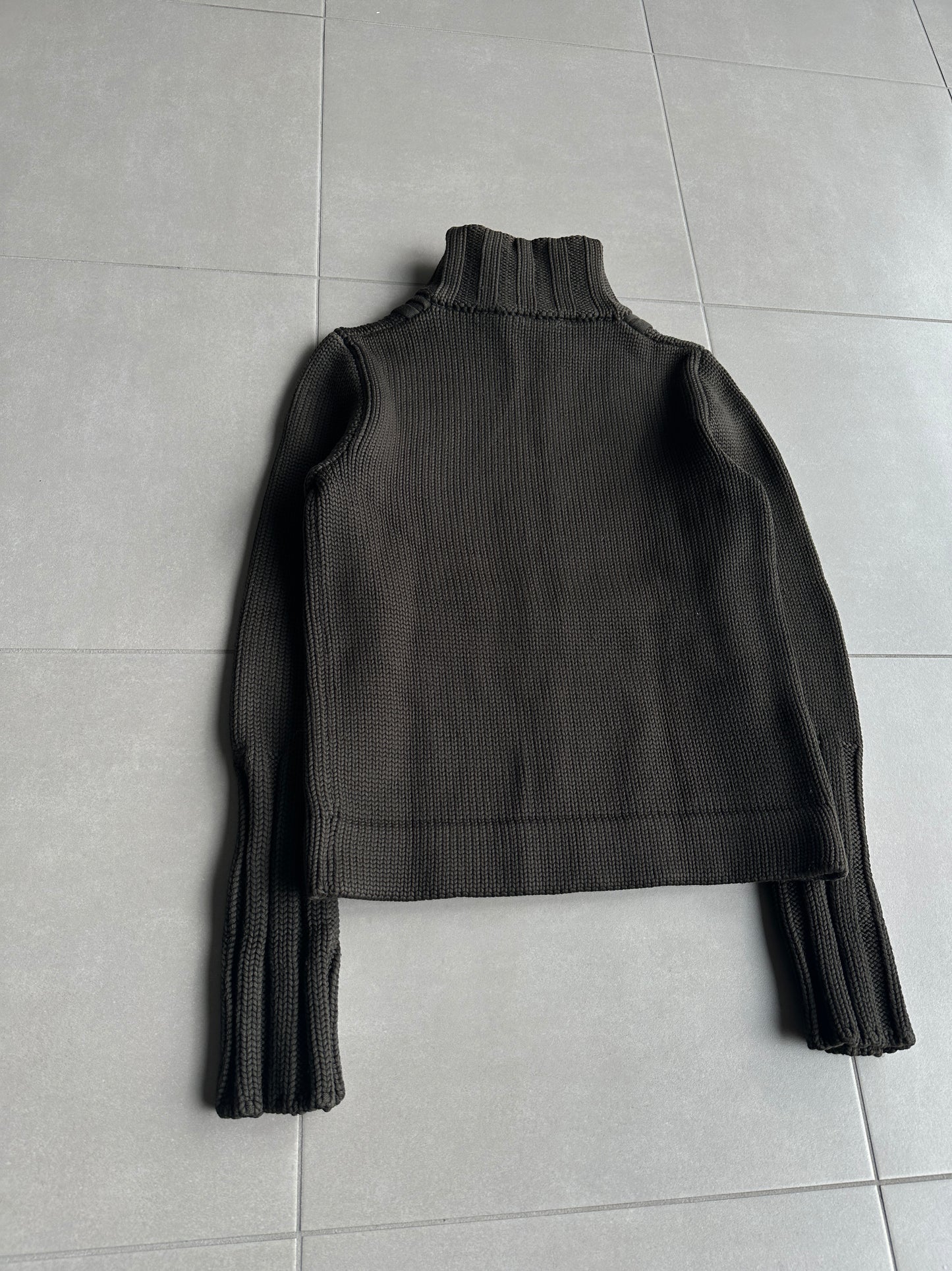 Dior Homme AW02 “Reflexion” メリノウール ダイバーズニット