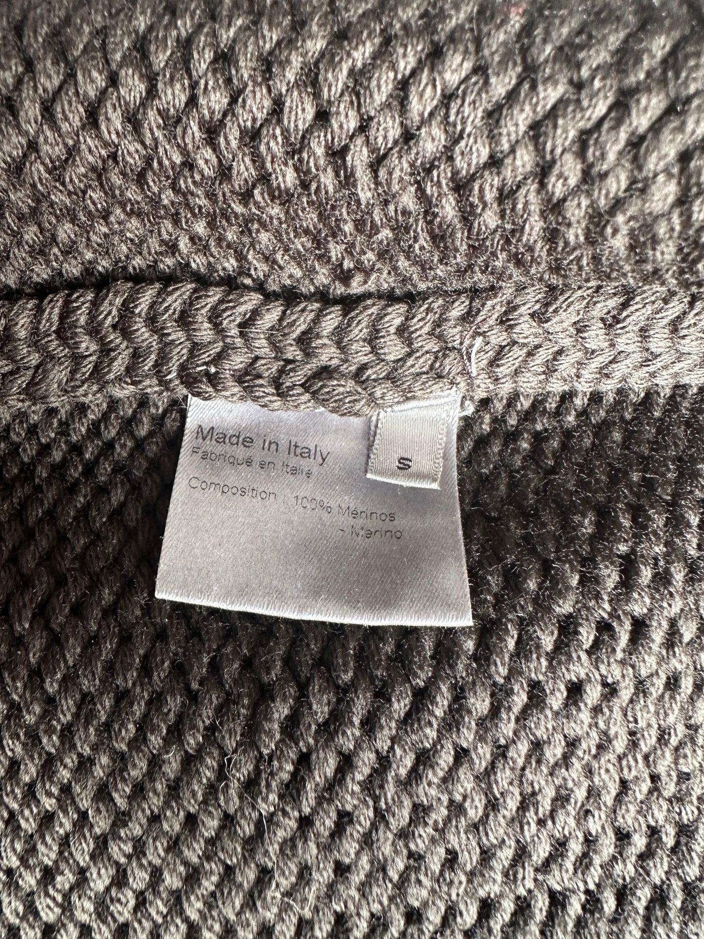 Dior Homme AW02 “Reflexion” メリノウール ダイバーズニット