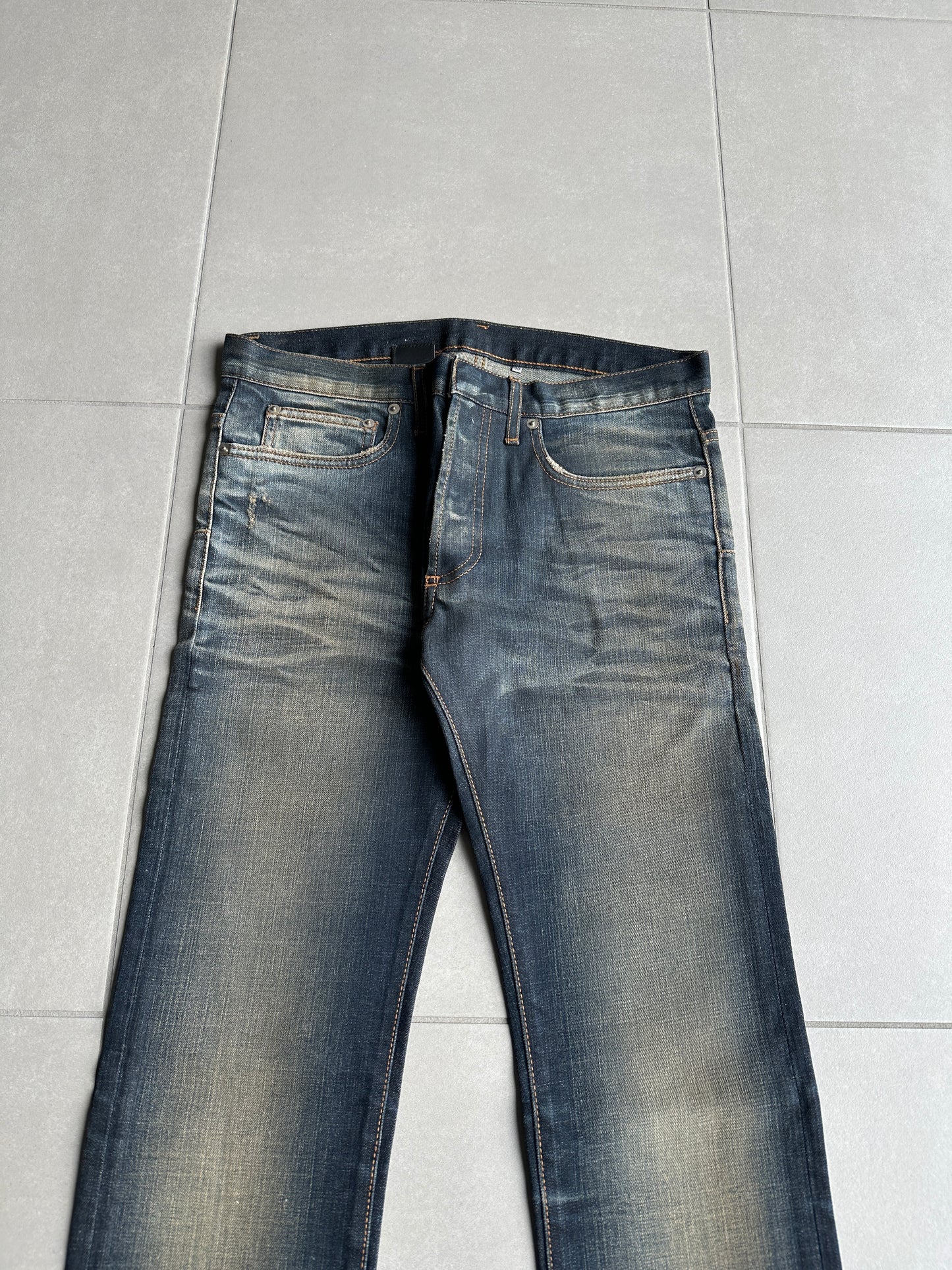Dior Homme AW10 Rust wash denim