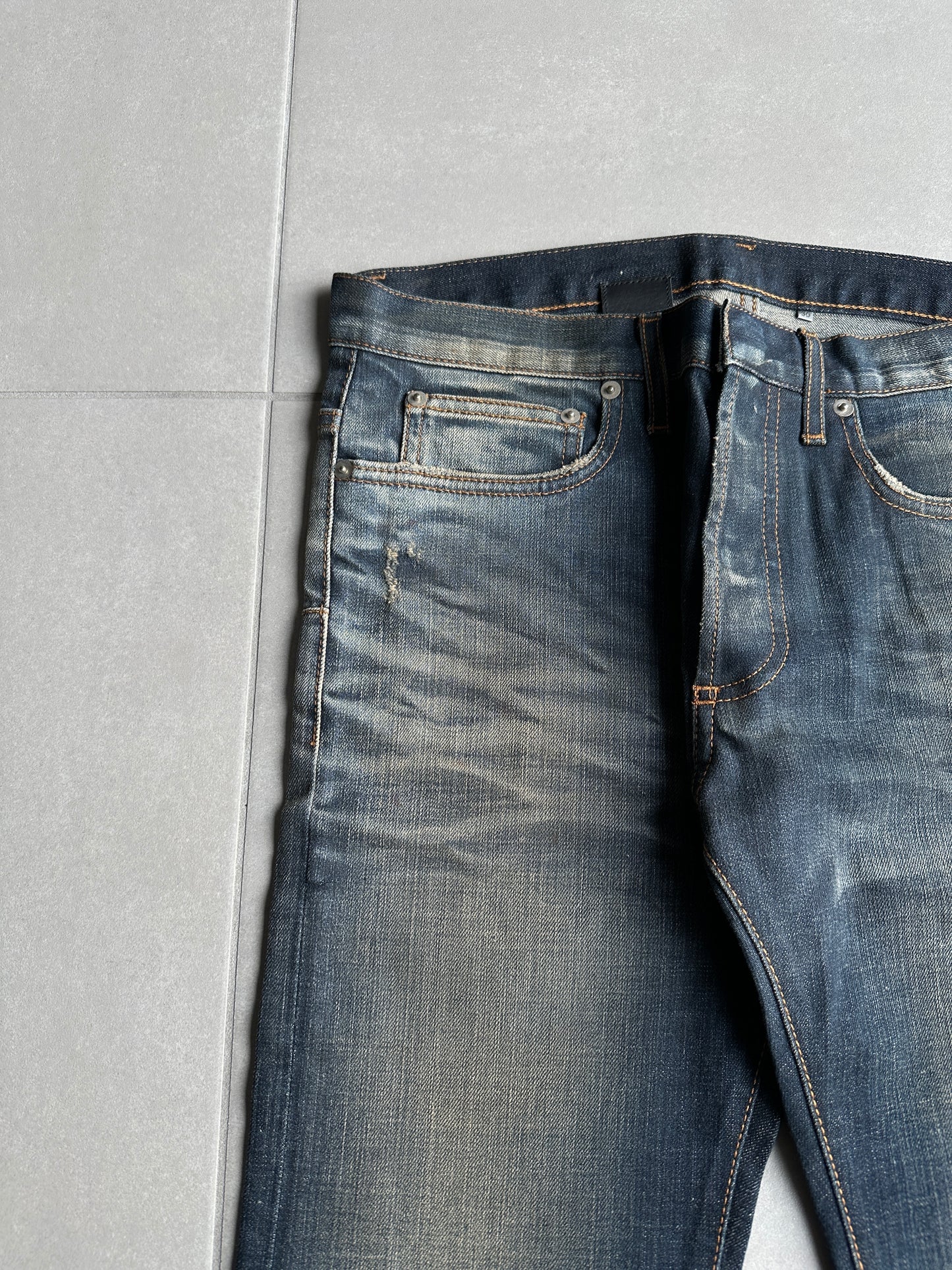 Dior Homme AW10 Rust wash denim