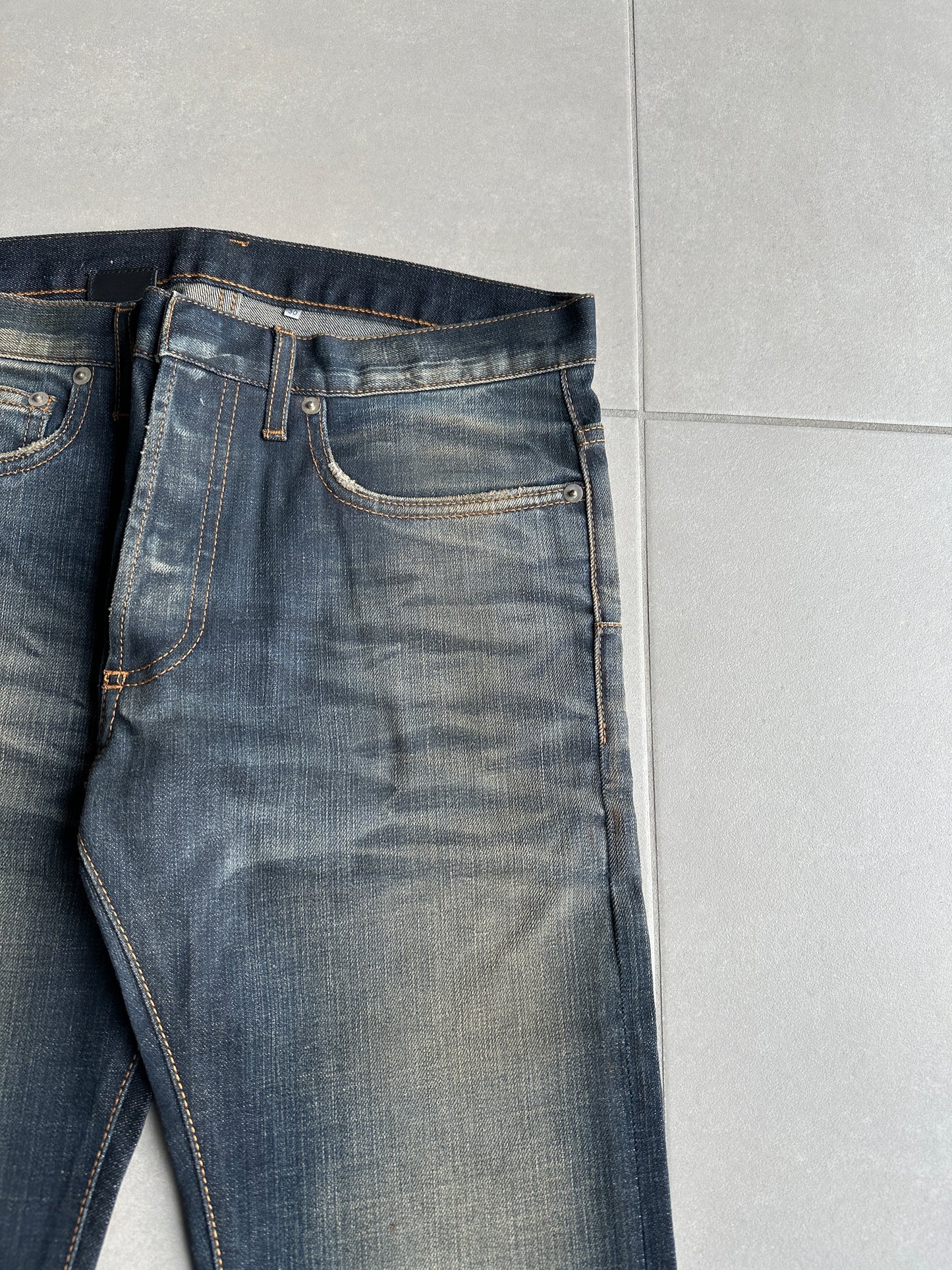 Dior Homme AW10 Rust wash denim