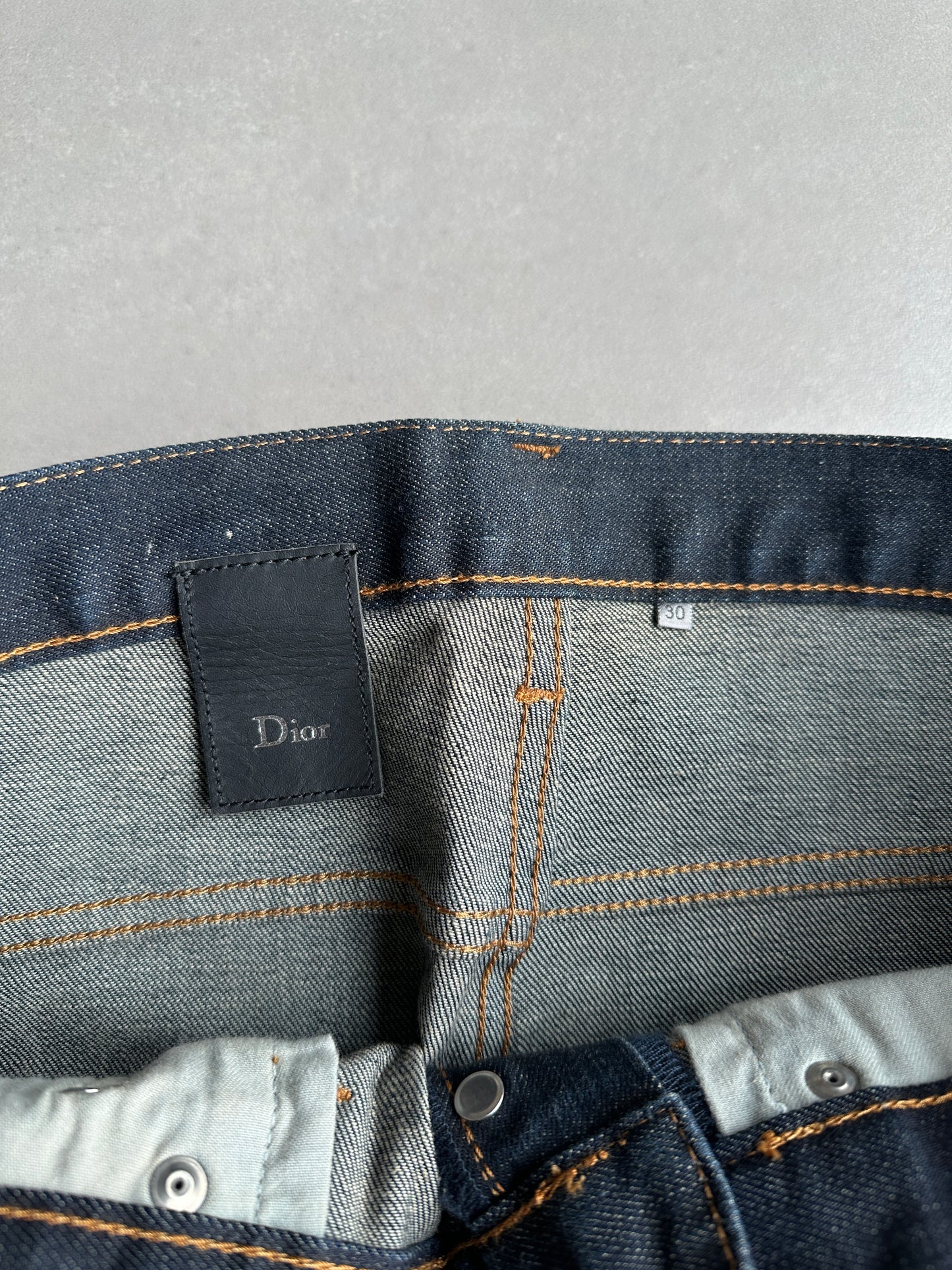 Dior Homme AW10 Rust wash denim