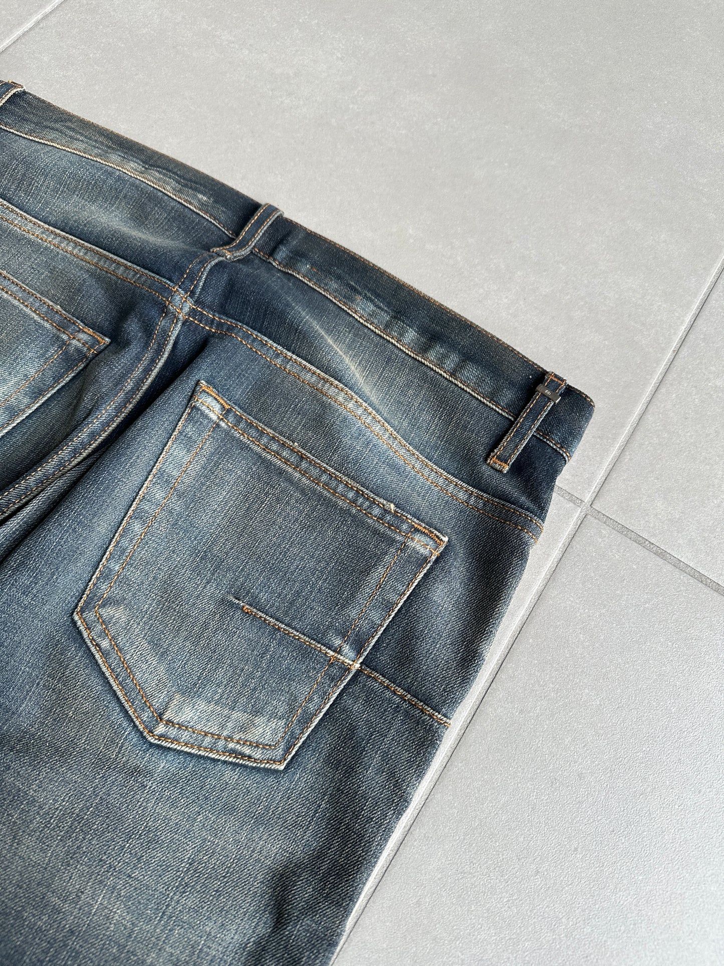 Dior Homme AW10 Rust wash denim