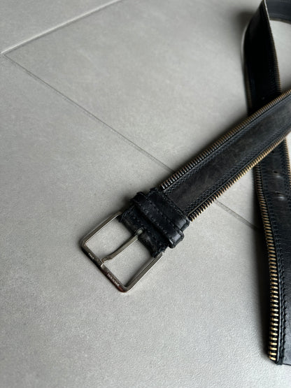 ディオールオム 04AW 「ヴィクティム オブ ザ クライム」レザージップベルト