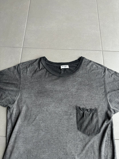 Saint Laurent Paris AW16 Sun faded pocket T-shirt