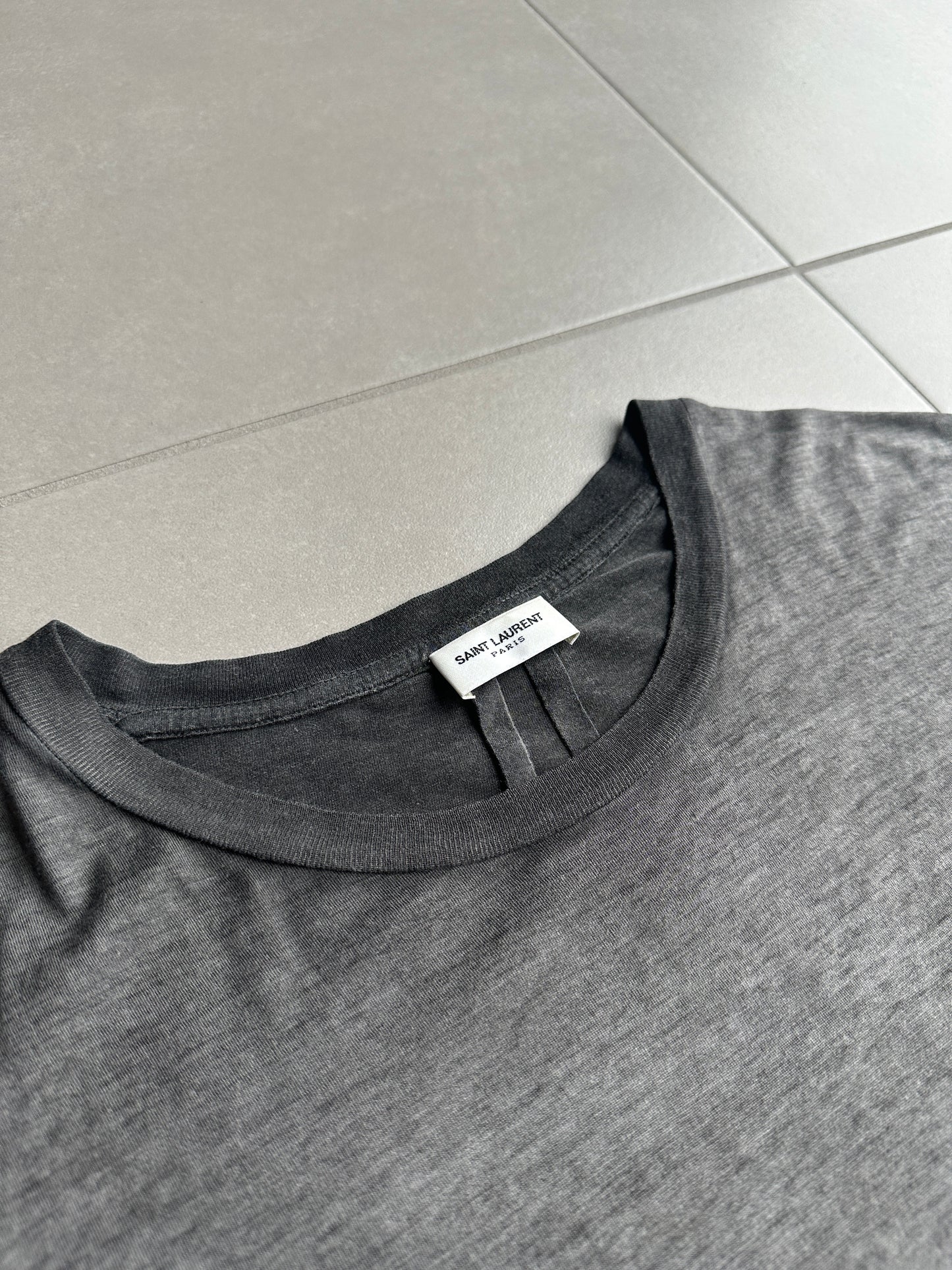 Saint Laurent Paris AW16 Sun faded pocket T-shirt