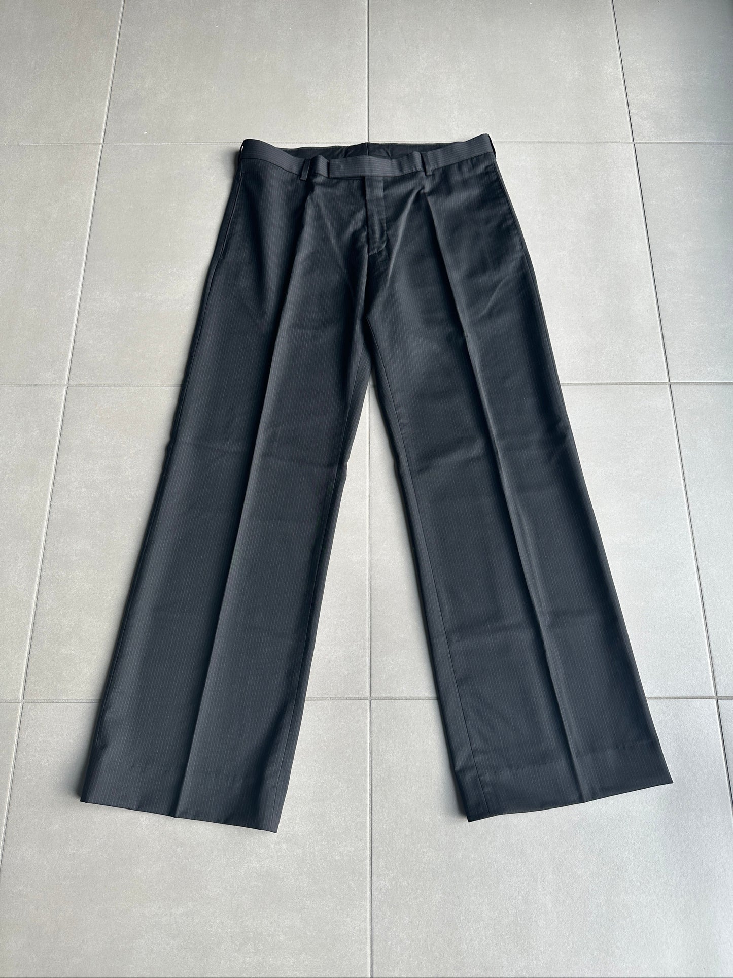 Dior Homme SS05 “BECK/Untitled” Wide pinstripe slacks
