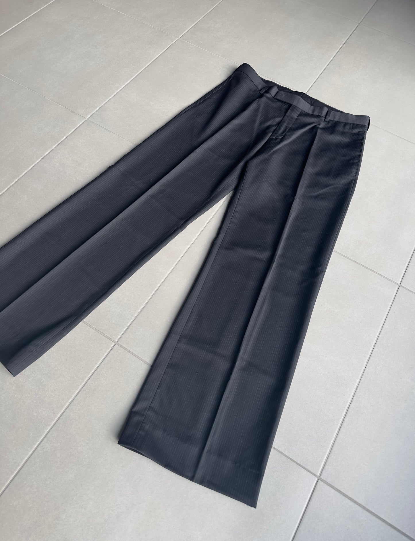 Dior Homme SS05 “BECK/Untitled” Wide pinstripe slacks