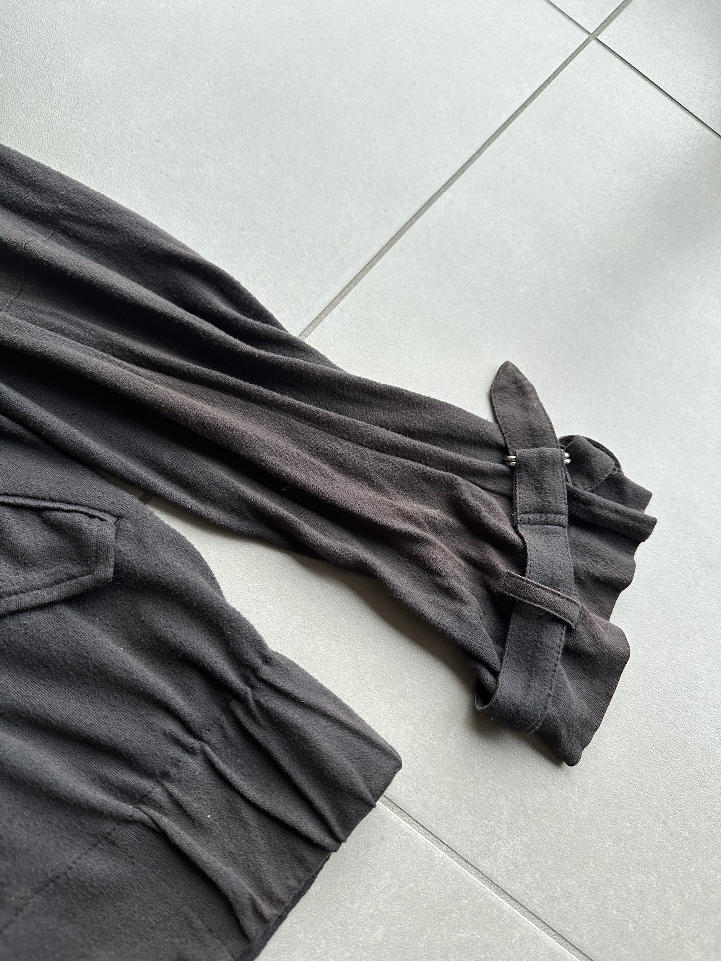 Number Nine SS08 "Birds' cotton/cashmere biker jacket