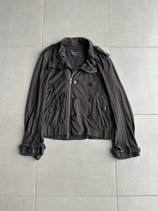 Number Nine SS08 "Birds" コットンカシミヤ バイカージャケット