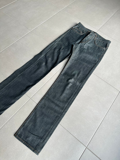 Dior Homme AW07 “Navigate” wax coated denim