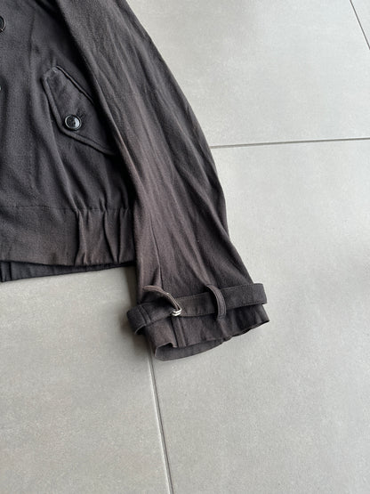Number Nine SS08 "Birds' cotton/cashmere biker jacket