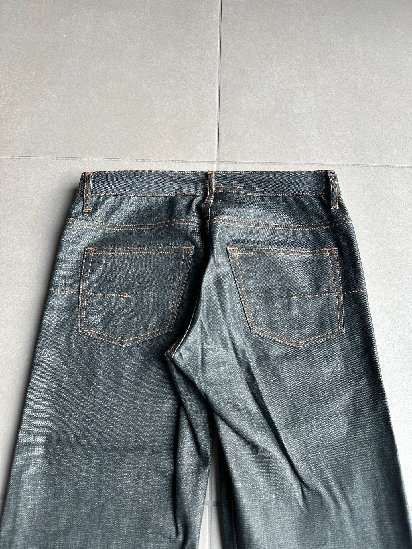Dior Homme AW07 “Navigate” wax coated denim