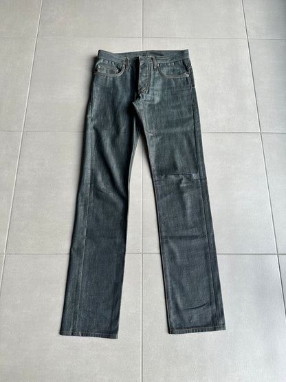 Dior Homme AW07 “Navigate” wax coated denim