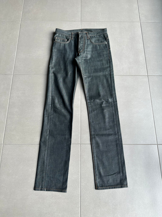 Dior Homme AW07 “Navigate” wax coated denim