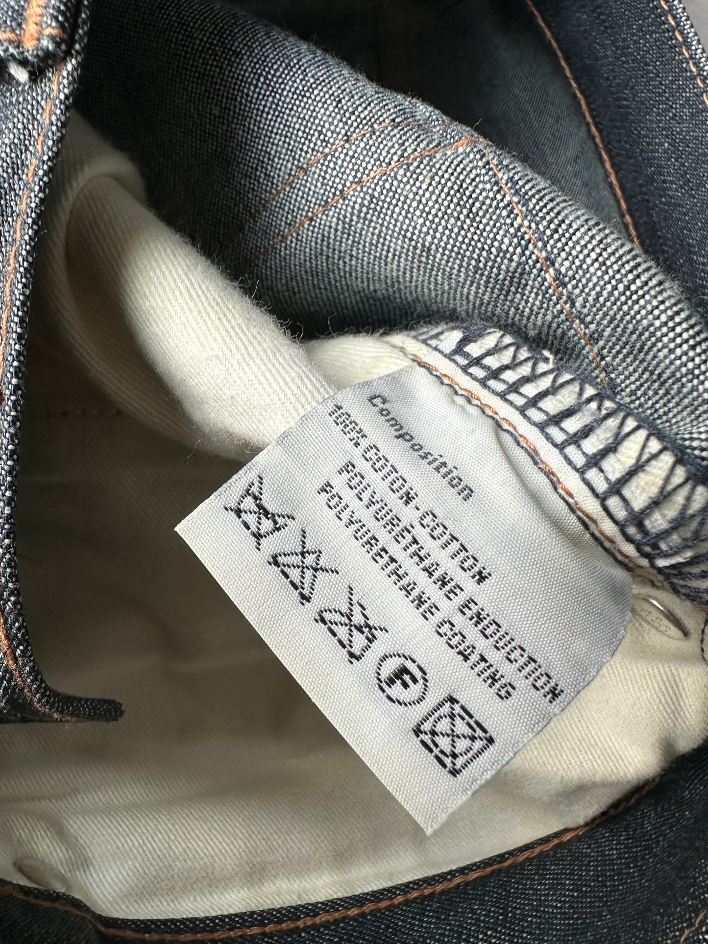 Dior Homme AW07 “Navigate” wax coated denim