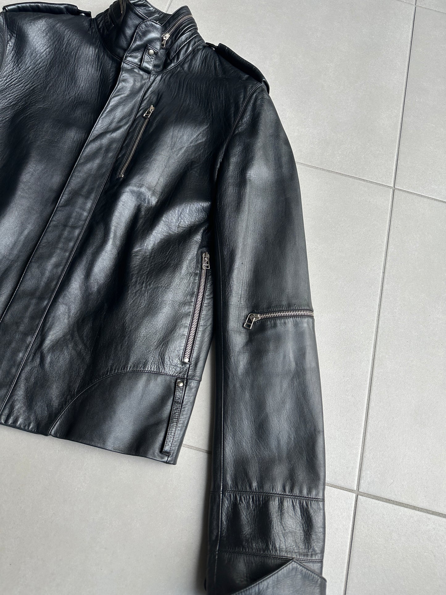 Dior Homme SS03 “Follow Me” leather rider jacket